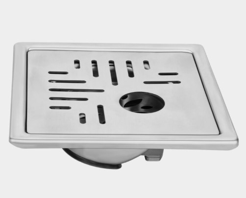 PR-110 Auto Close Cockroach Trap Stainless Steel Floor Drain Pest Control Kitchen Bathroom Hotel Restaurant Industrial Anti-Rust Waterproof Easy Install Durable Flip Bowl Mechanism Sewer Block Odor Proof Bug Resistant Secure